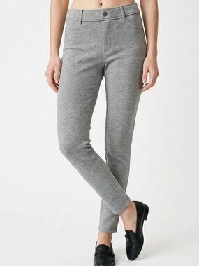 ANATOMIE | Gray Ponte Scuba Knit Skinny Ankle Pants Women’s Size Small
